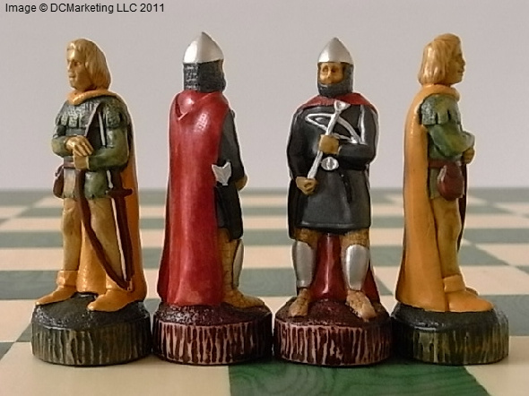 Robin Hood Hand Decorated Theme Chess Set